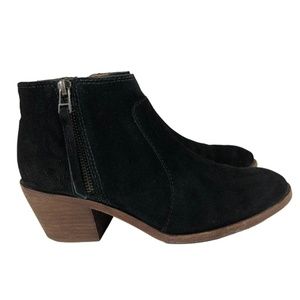 MADEWELL Janice Black Suede Ankle Boots Women's Size 7
